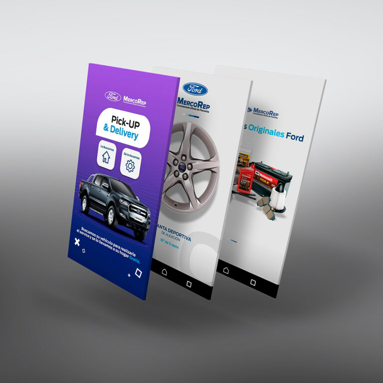 plantillas stories 3D Ford POSTEO